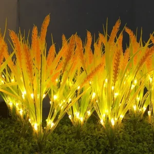 7Head Solar Powered Wheat Light