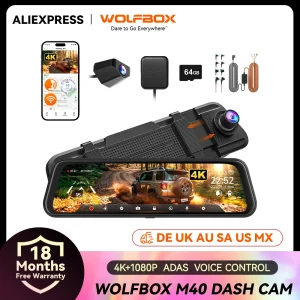 WOLFBOX M40 Dash Cam 4K